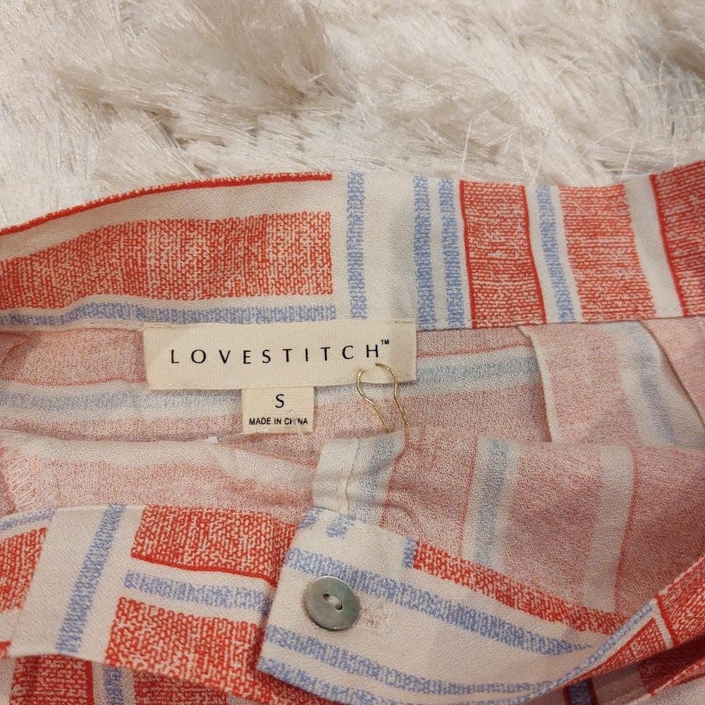Lovestitch Geometric wrap skirt NWT - Picture 3 of 7